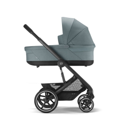 Коляска 3 в 1 Cybex Balios S Lux Sky Blue шасси Volcano Black