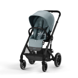 Коляска 3 в 1 Cybex Balios S Lux Sky Blue шасси Volcano Black