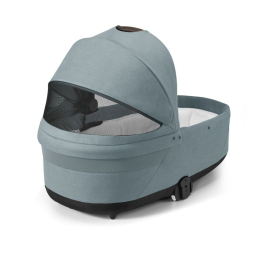 Коляска 3 в 1 Cybex Balios S Lux Sky Blue шасси Volcano Black