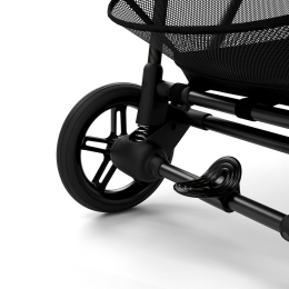 Прогулочная коляска Cybex Melio Carbon 2023 Moon Black с дождевиком
