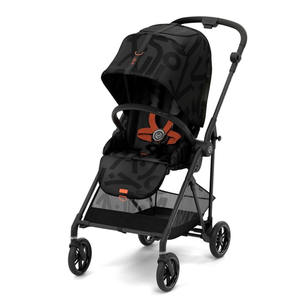 Прогулочная коляска Cybex Melio Street Real Black (Черный)