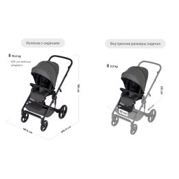 Коляска 2 в 1 Anex Mev Toon (mo-02)