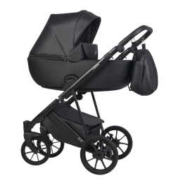Коляска 2 в 1 Riko Basic Leon 04 Black (черный)