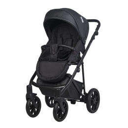 Коляска 2 в 1 Riko Basic Leon 04 Black (черный)