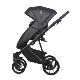 Коляска 2 в 1 Riko Basic Leon 04 Black (черный)