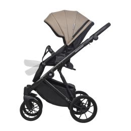 Коляска 3 в 1 Riko Basic Montana Ecco 22 Beige (бежевый)