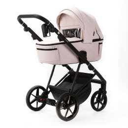 Коляска 3 в 1 Adamex Vasco Deluxe V-SA15 Светло-розовая экокожа