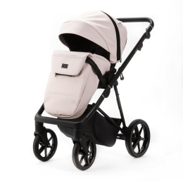 Коляска 3 в 1 Adamex Vasco Deluxe V-SA15 Светло-розовая экокожа