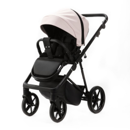 Коляска 3 в 1 Adamex Vasco Deluxe V-SA15 Светло-розовая экокожа