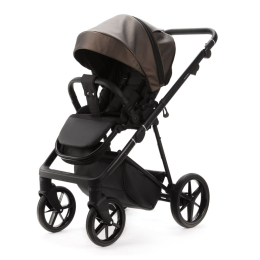 Коляска 2 в 1 Adamex Vasco Deluxe V-SM16 Бежевый металлик экокожа