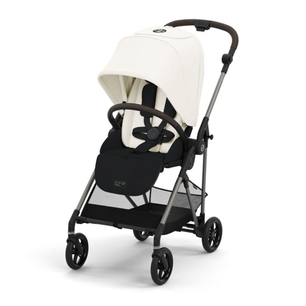 Прогулочная коляска Cybex Melio 2024 Canvas White (Белый)