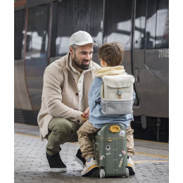 Чемодан Stokke JetKids с рюкзаком Crew BackPack цвет Blue Sky (Голубой)
