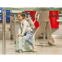 Чемодан Stokke JetKids с рюкзаком Crew BackPack цвет Green Aurora (Мятный)