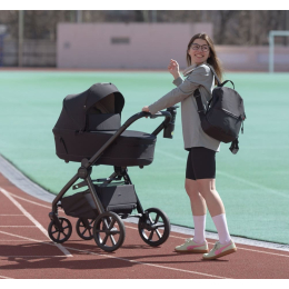 Коляска 2 в 1 Carrello Omega+ Plus CRL-6540 Cosmo Black (Черный)