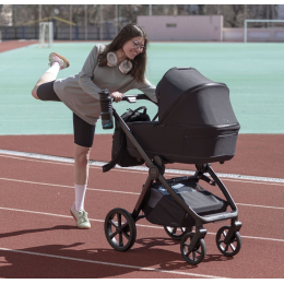 Коляска 2 в 1 Carrello Omega+ Plus CRL-6540 Cosmo Black (Черный)