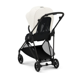 Прогулочная коляска Cybex Melio Carbon 2023 Canvas White с дождевиком