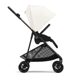 Прогулочная коляска Cybex Melio Carbon 2023 Canvas White с дождевиком