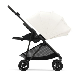 Прогулочная коляска Cybex Melio Carbon 2023 Canvas White с дождевиком
