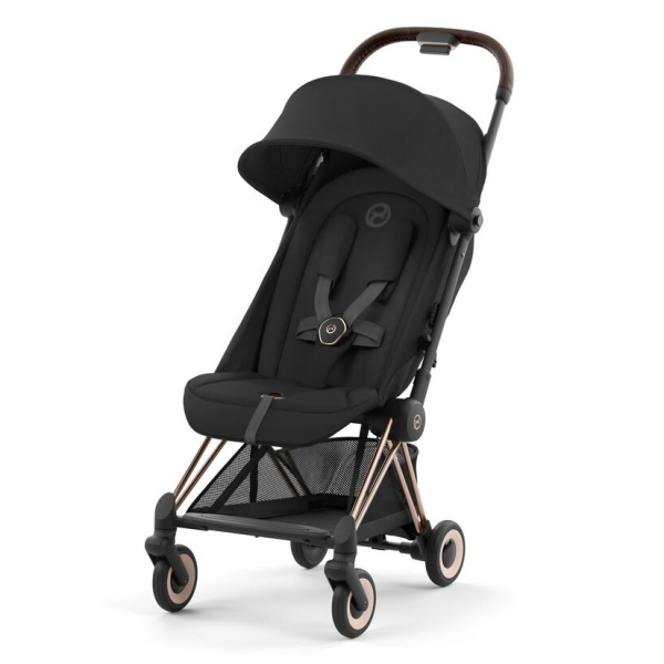 Прогулочная коляска Cybex Coya Sepia Black шасси Rosegold