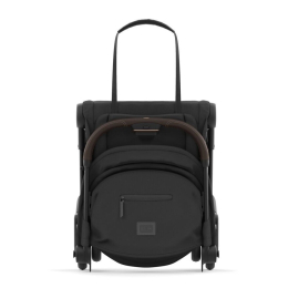 Прогулочная коляска Cybex Coya Sepia Black шасси Rosegold (бампер+дождевик)