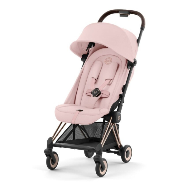 Прогулочная коляска Cybex Coya Peach Pink шасси Rosegold