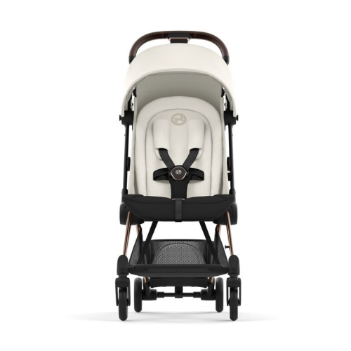 Прогулочная коляска Cybex Coya Off White шасси Rosegold