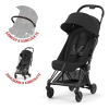 Прогулочная коляска Cybex Coya Sepia Black шасси Matt Black (бампер+дождевик)