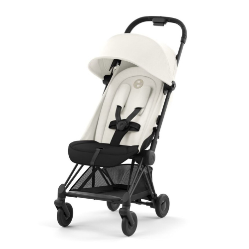 Прогулочная коляска Cybex Coya Off White шасси Matt Black