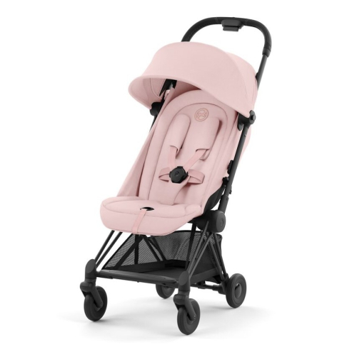 Прогулочная коляска Cybex Coya Peach Pink шасси Matt Black