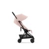 Прогулочная коляска Cybex Coya Peach Pink шасси Matt Black