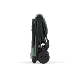 Прогулочная коляска Cybex Coya Leaf Green шасси Matt Black (бампер+дождевик)