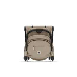 Прогулочная коляска Cybex Coya Cozy Beige шасси Matt Black (бампер+дождевик)