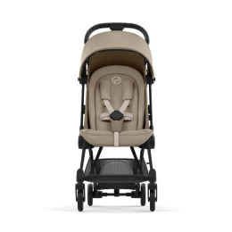 Прогулочная коляска Cybex Coya Cozy Beige шасси Matt Black (бампер+дождевик)
