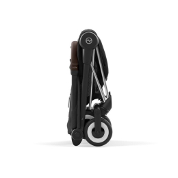 Прогулочная коляска Cybex Coya Sepia Black шасси Chrome (бампер+дождевик)