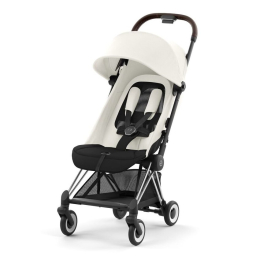 Прогулочная коляска Cybex Coya Off White шасси Chrome