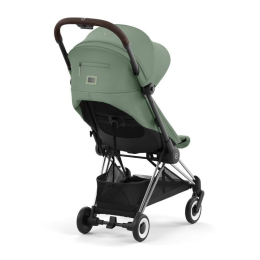 Прогулочная коляска Cybex Coya Leaf Green шасси Chrome