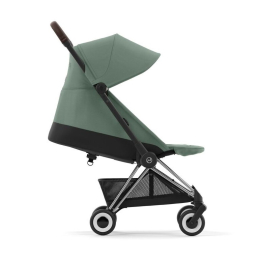 Прогулочная коляска Cybex Coya Leaf Green шасси Chrome