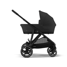 Коляска для двойни 2 в 1 Cybex Gazelle S Moon Black (2 люльки и 2 сиденья)