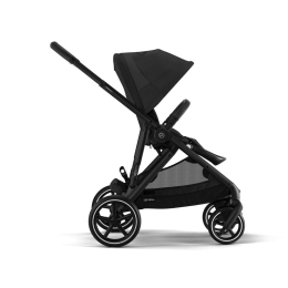 Коляска для двойни 2 в 1 Cybex Gazelle S Moon Black (2 люльки и 2 сиденья)