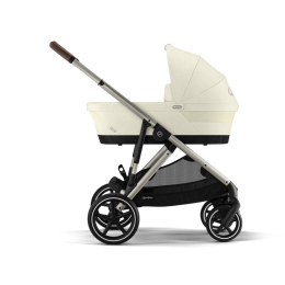 Коляска для двойни 2 в 1 Cybex Gazelle S цвет Seashell Beige (2 люльки и 2 сиденья)