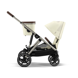 Коляска для двойни 2 в 1 Cybex Gazelle S цвет Seashell Beige (2 люльки и 2 сиденья)