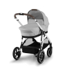 Коляска для двойни 2 в 1 Cybex Gazelle S цвет Lava Grey рама Silver Frame