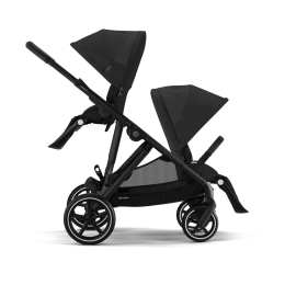 Прогулочная коляска для двойни и погодок Cybex Gazelle S Moon Black (2 сиденья)