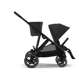 Прогулочная коляска для двойни и погодок Cybex Gazelle S Moon Black (2 сиденья)