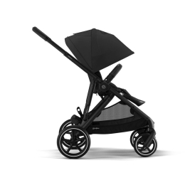 Прогулочная коляска для двойни и погодок Cybex Gazelle S Moon Black (2 сиденья)