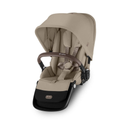 Прогулочная коляска для двойни Cybex Gazelle S Almond Beige (2 сиденья)