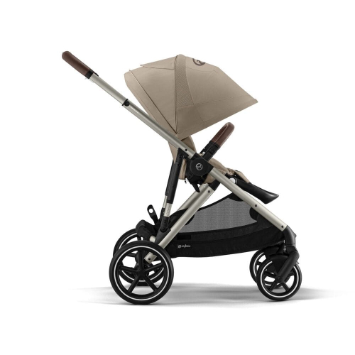 Прогулочная коляска для двойни Cybex Gazelle S Almond Beige (Миндально-бежевый)