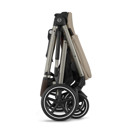Прогулочная коляска для двойни Cybex Gazelle S Almond Beige (Миндально-бежевый)