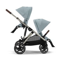 Прогулочная коляска для двойни Cybex Gazelle S Sky Blue (2 сиденья)
