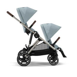 Прогулочная коляска для двойни Cybex Gazelle S Sky Blue (Небесно-голубой)